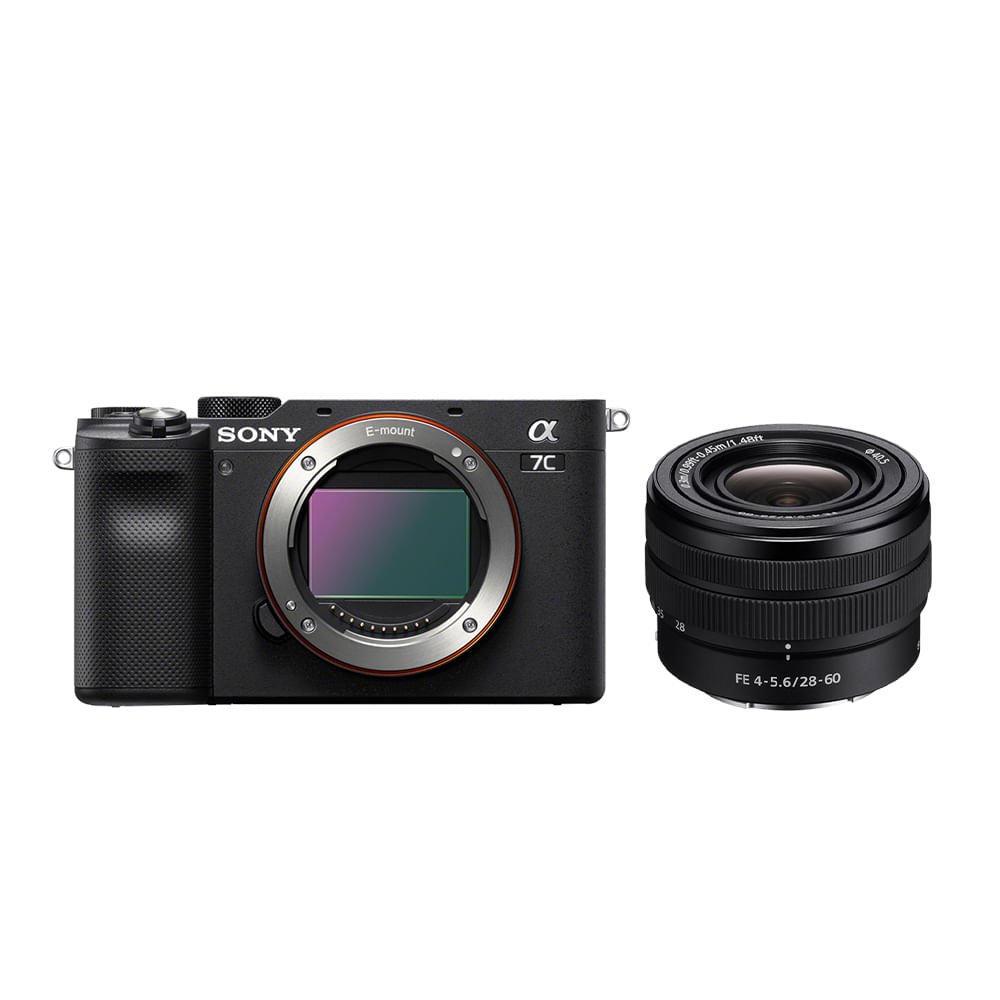 Cámara Digital Mirrorless Full Frame ILCE-7C A7C + Lente 28-60mm