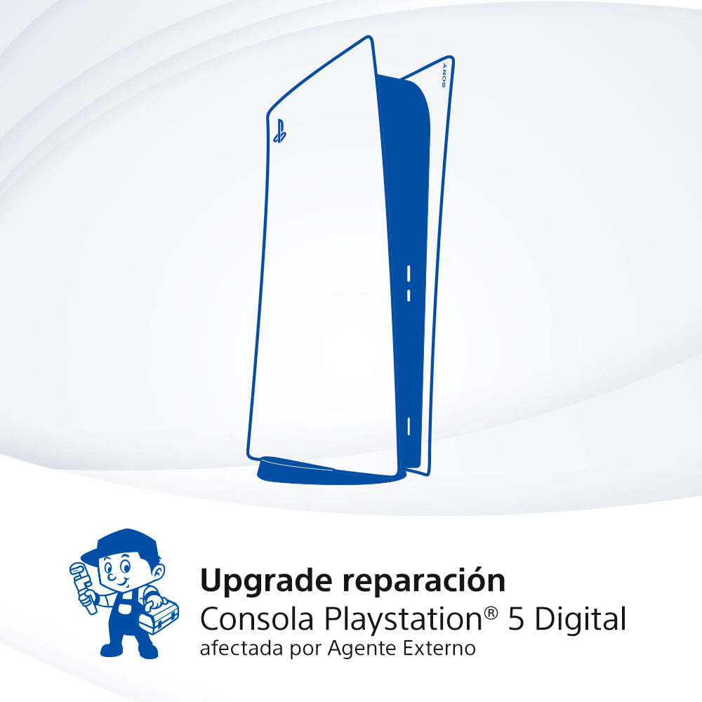 Upgrade ReparacióN Consola Playstation 5 Digital Afectada Por Agente Externo